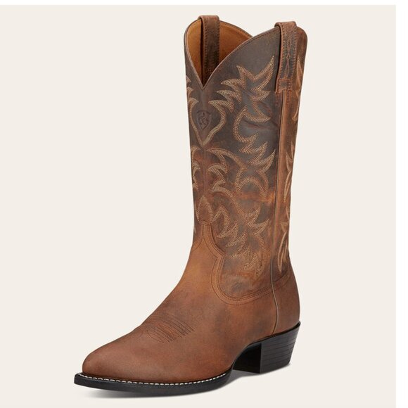 Men's Ariat Heritage R Toe Western Boot Size 11 - Picture 1 of 4